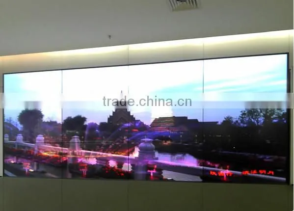 6.7mm 55 inch narrow bezel splicing LCD video wall/TV wall with rich interface for indoor