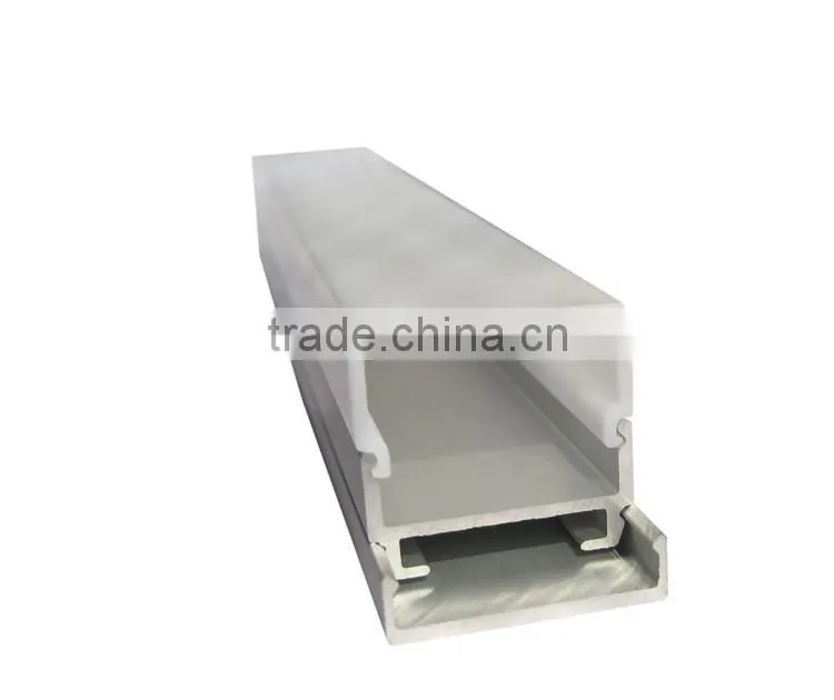 China supplier square shape aluminum led profile housing for ceiling light