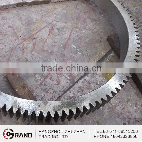 Low price slewing gear ring from china manufacturer