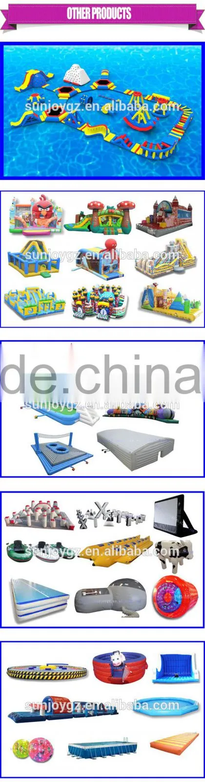 2016 Hot selling customized size circular inflatable swimming pool