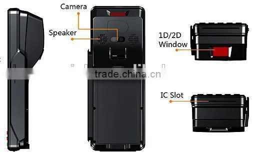 Andriod OS Mobile POS Terminal with Bluetooth,GPRS,GPS,WiFi,Biometric,RFID,Barcode,Smart Card,RFID Card(Portable POS Machine)