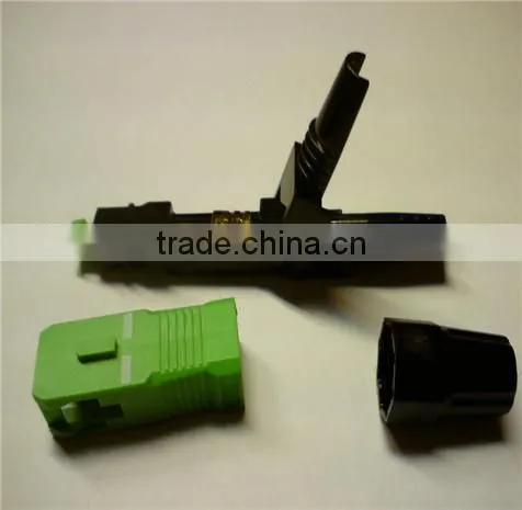 Chinese fiber optic FAST Connector applied to FTTH cable in FTTH projects