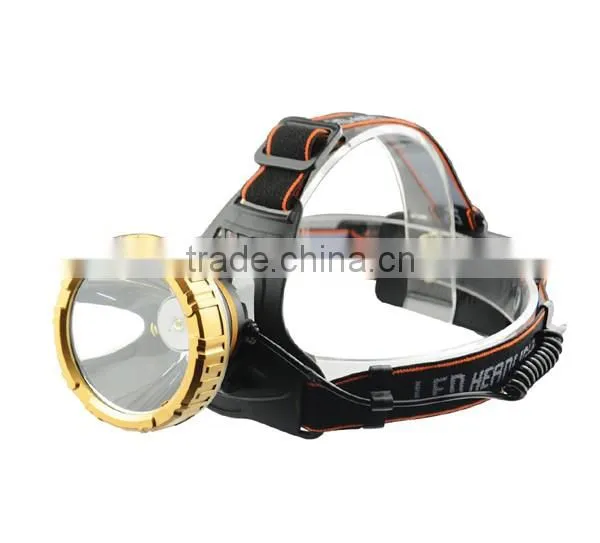 Factory Supply Alloy Aluminum Zoomable Headlamp Rechargeable Led Headlight