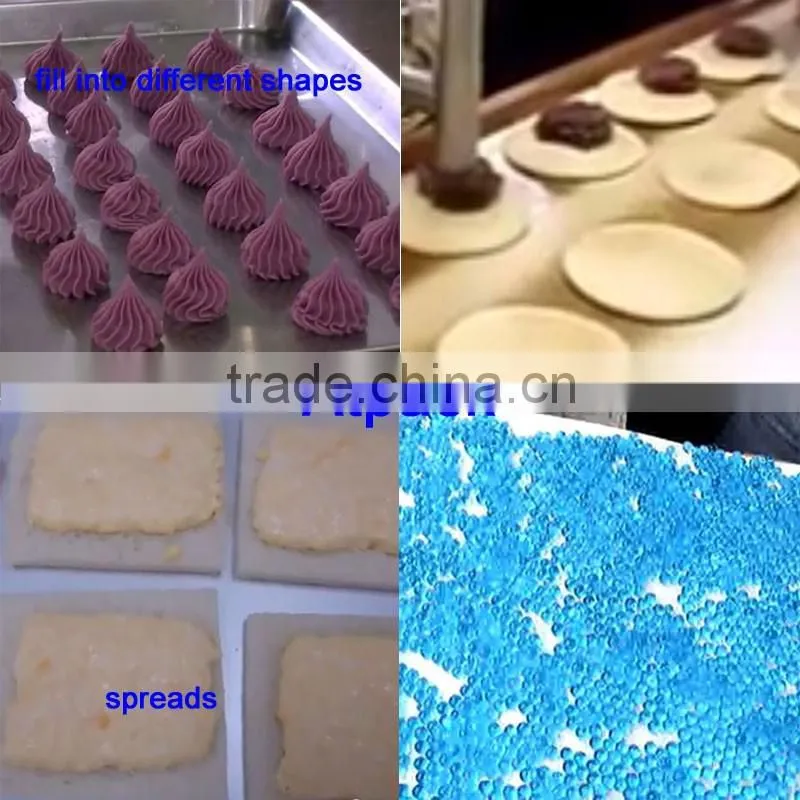 Semi-automatic cream mixing and filling machine