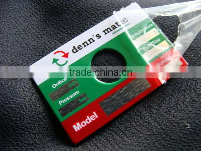 High quality custom metal data plate