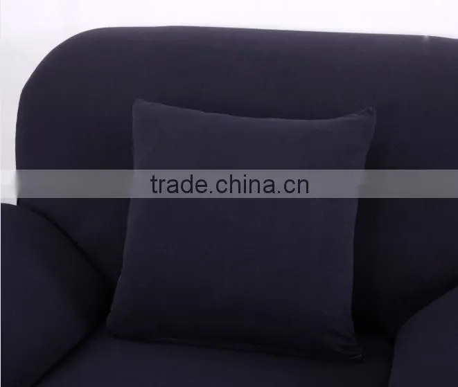 wholesale quality four season elastc fabric protective sofa cover navy blue006