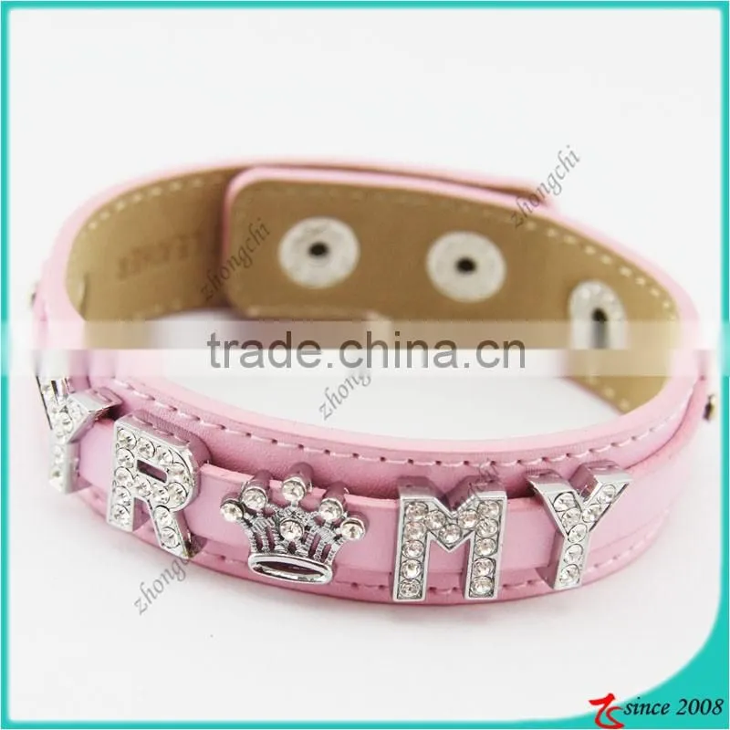 8MM New Slide Charms DIY Fit Wristband Chain Pet Collar