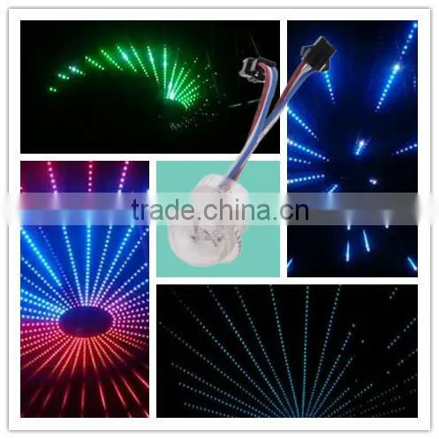 26mm Led pixel light with 3 leds RGB for amusement rides dmx led pixel light 12v