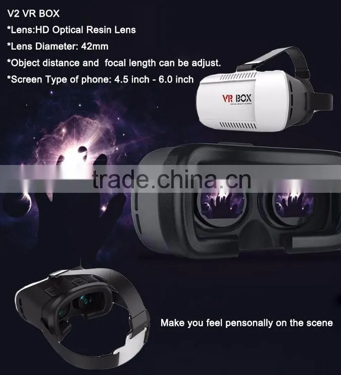 2016 hot sale VR 3D Glasses , VR BOX 2.0, Virtual Reality Glasses