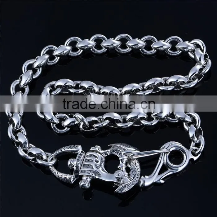 Wholesale 925 sterling silver necklace waist chain XLT003