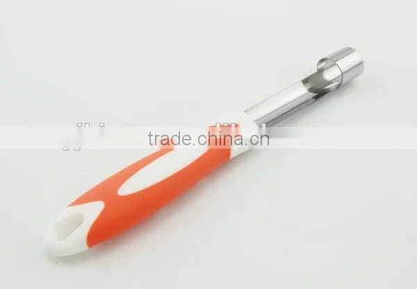 Eco-friendly stainless steel apple corer with peeler