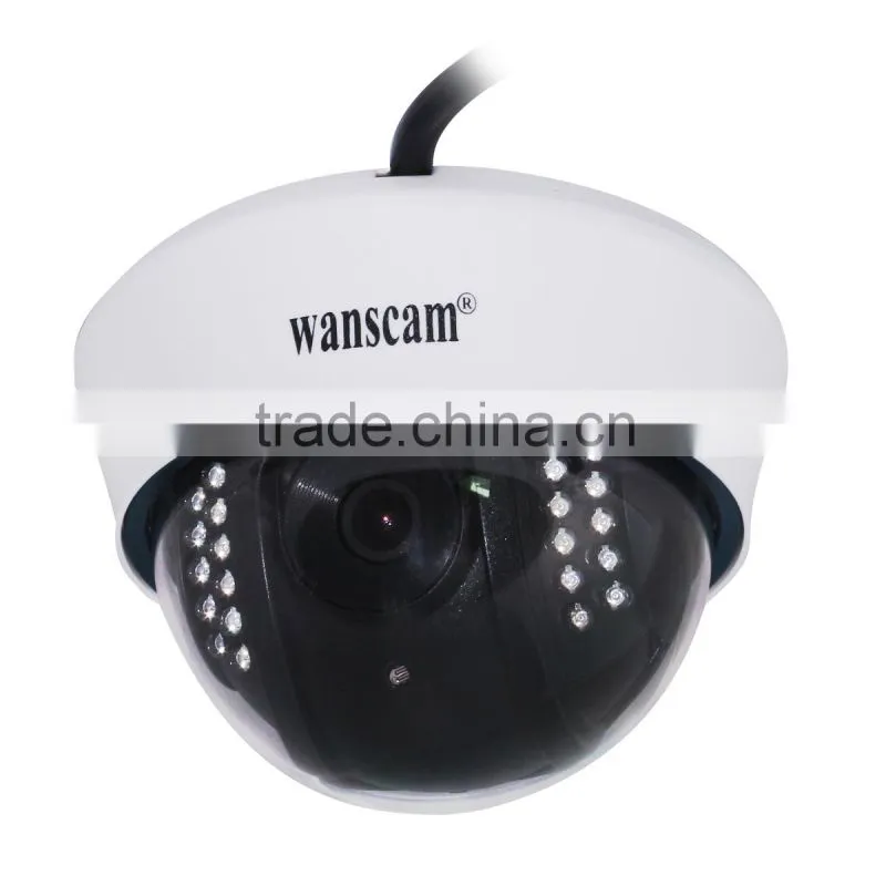 Wireless/Wired Night view Fixed Lens Indoor wall mounted dome ip camera AJ-C0WA-C128