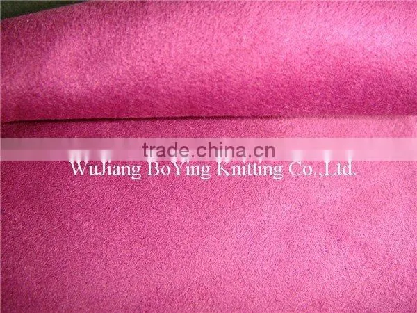 knitted suede slippers fabric