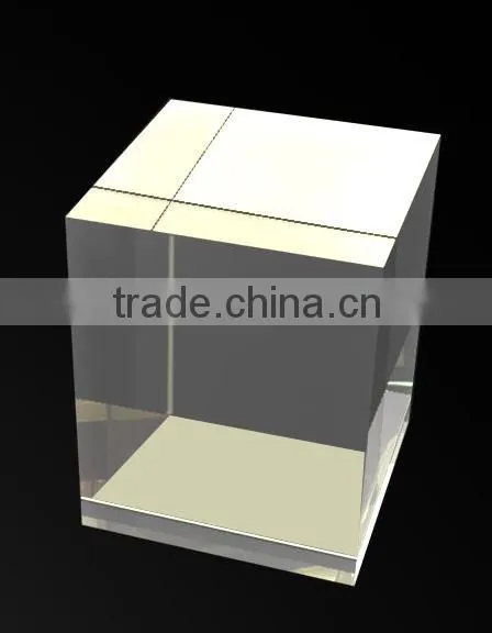 Crystal block clear acrylic cube acrylic block