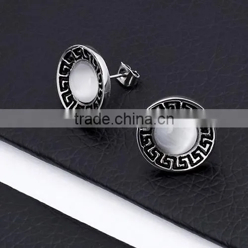 Fashion earring made in Stainless Steel , Water Droplet Pearl Earring,pearl jewelry