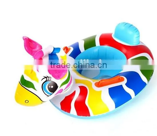 Cartoon design Seat Child Swim Ring / Inflatable Boat Swimming / Baby Swimming Float
