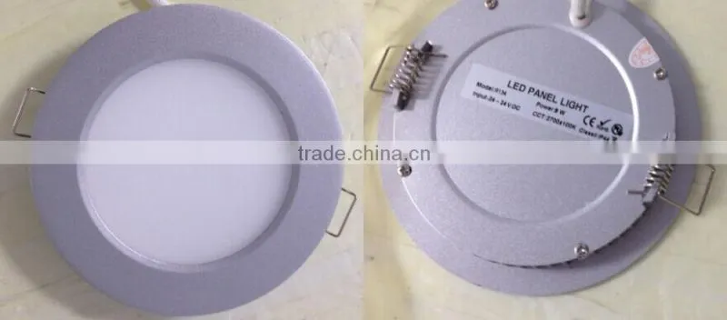 White Ceiling Light Round Panel LED 12W D163*H13MM