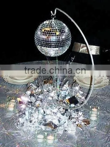 Wedding centerpiece with crystal ball attachment