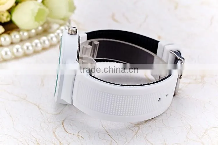 Classic Silicone Rubber Sports Wrist Watch Unisex Candy Colors Factory Price