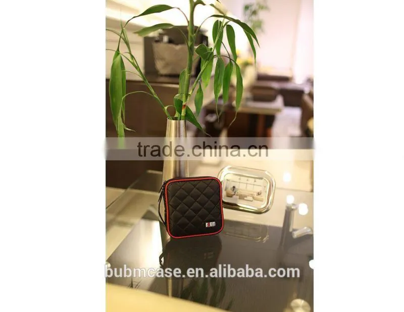 Fashion Black 32 Capacity 230D Space Twill PVC Fabric DVD Case CD Holder personalized cd case dvd cases