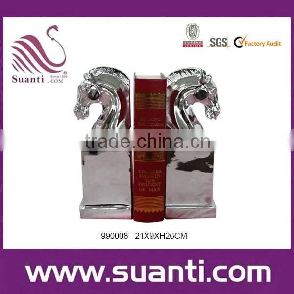 hotseling simple polystone custom bookends China