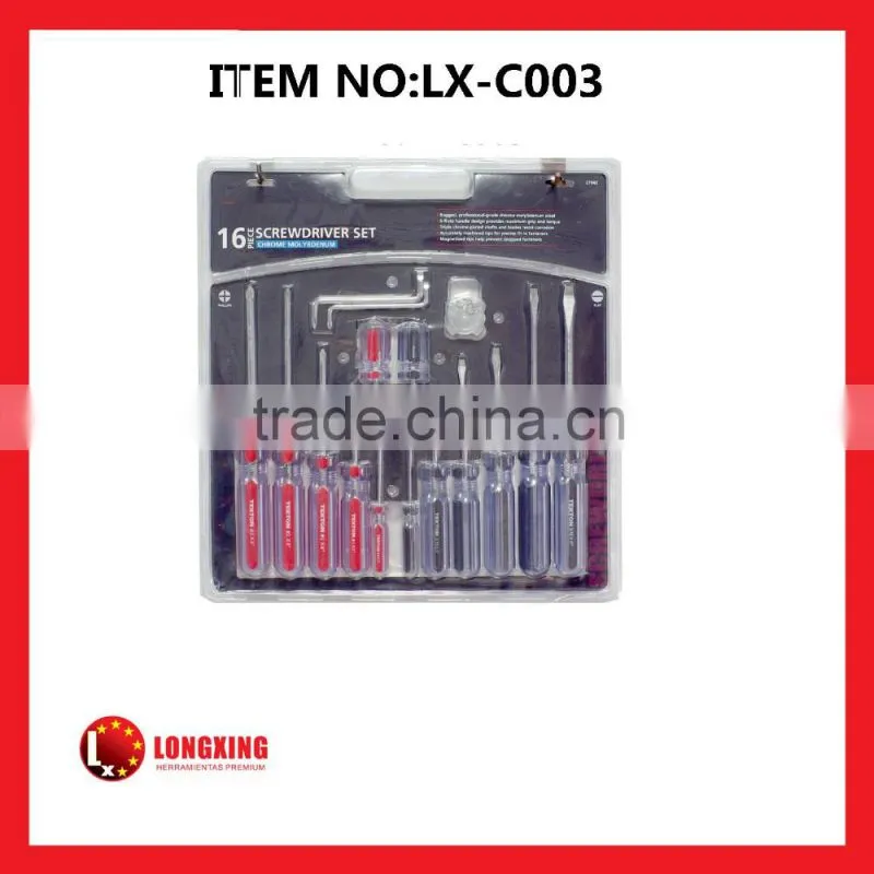 Factory Supply best selling promotion 16 pcs multi-function screwdrivers set