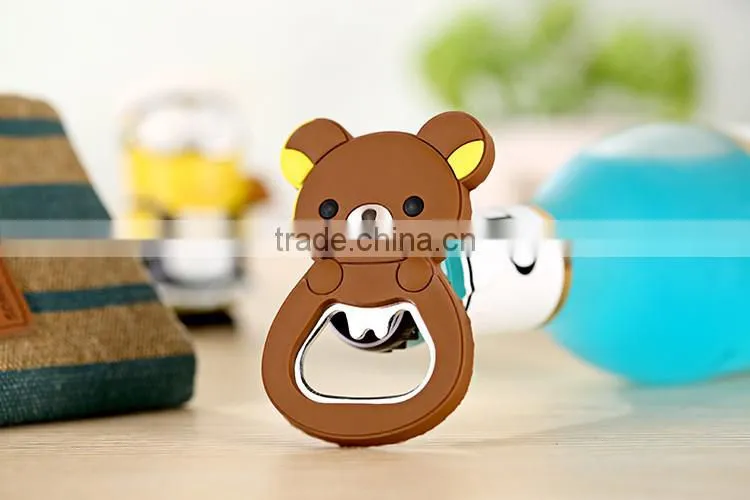 Promotional PVC Beer Bottle Keychain, Cheap Bulk Cola Bottle Opener