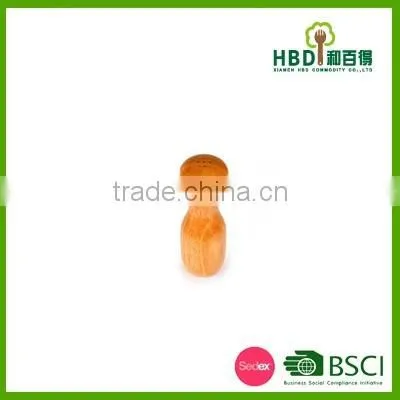 Kitchen wooden manual black pepper grinder set promotional