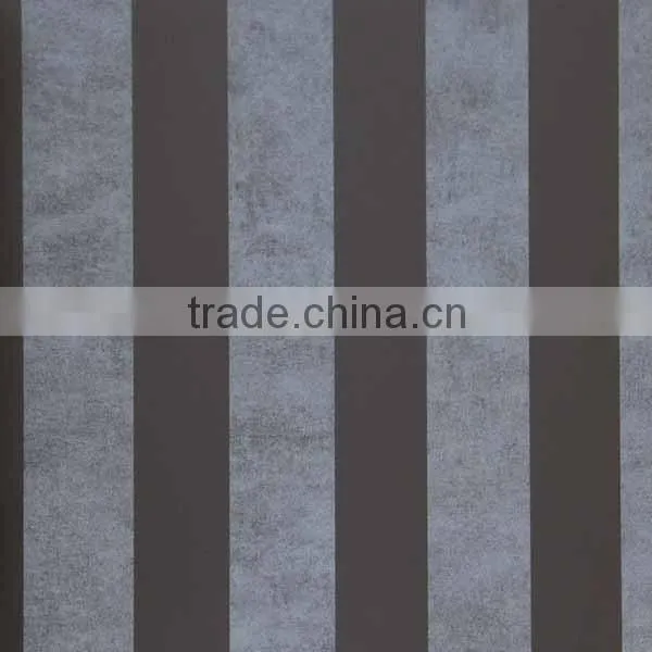 Non-woven beautiful wallpaper stripes for home decor