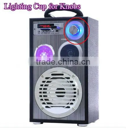 2016 Super quality Transparent Lighting Cup for Electronic Control Knob/Switch Knobs/Volume Knobs