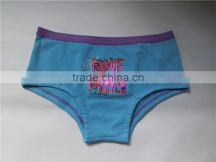 Best quality new design child cotton panty sexy children underwear