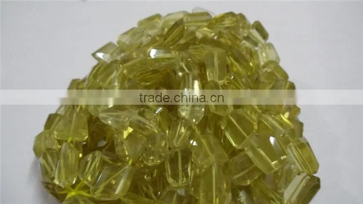 Lemon Quartz Nugget Faceted