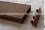 2014 Low Price Grooving Hollow Composite WPC Outdoor Landscape Bridge Decking