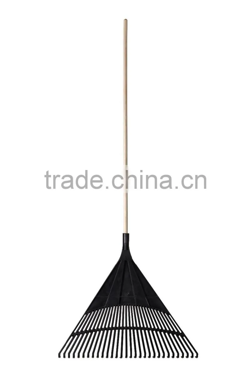Garden Threaded Wood Handle Polyleaf Rake Types