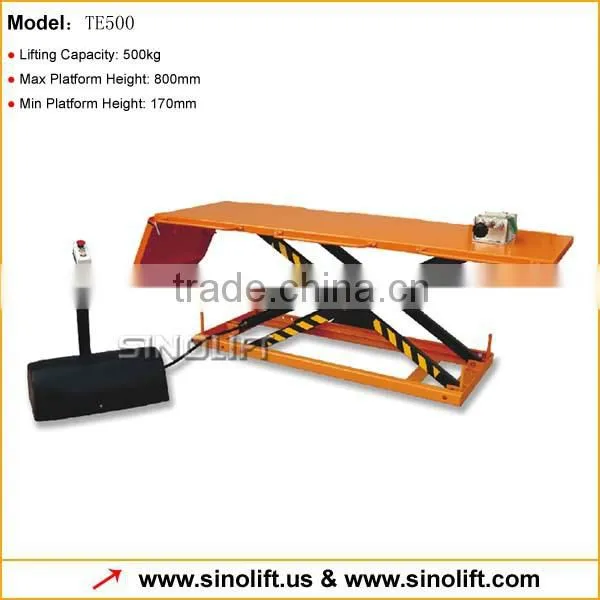 TE500 Motocycle Scissor Lift Tabe