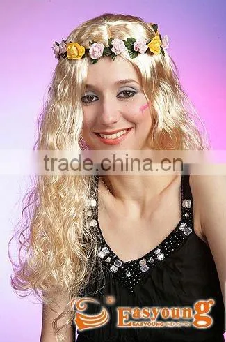 Wedding products, synthetic party wig, Dancer festival hair wig accessories wholesale
