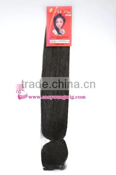 Synthetic fiber hair Jumbo twist braid hair for braiding