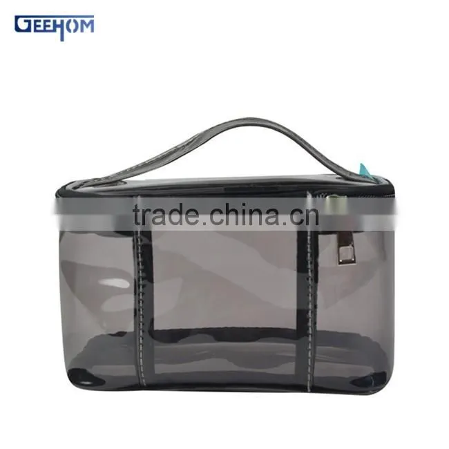 square shape travelling storage bag/ promotional pvc toiletry bag