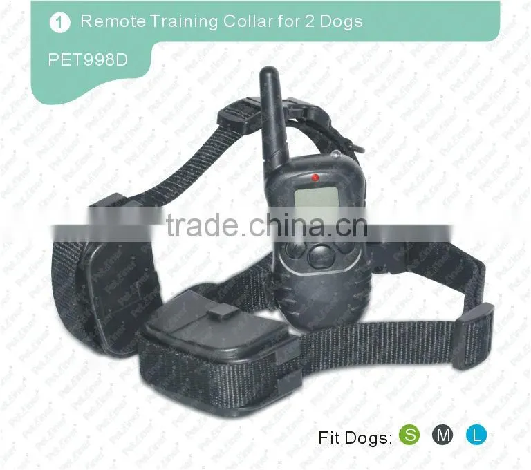 LCD Display and Remote Control E-collar for Dogs
