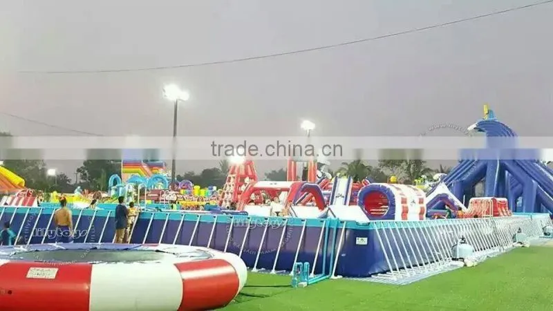 Attractive SGS cheap water park construction, standard commercial water park
