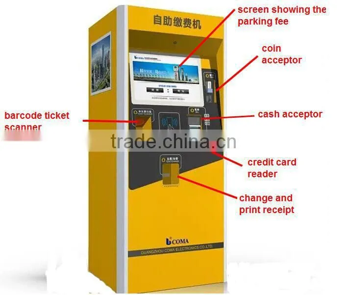 China automatic parking payment machine suppliers