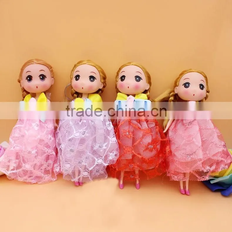 Hot sale amazon 18CM 26CM Mobile phone bag chain wedding derss dolls pendant keychain