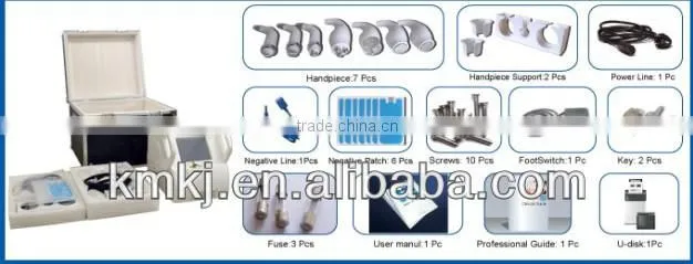 7 different handpieces !!!!! portable ultrasonic slimming cavitation with weight loss,skin tigtening