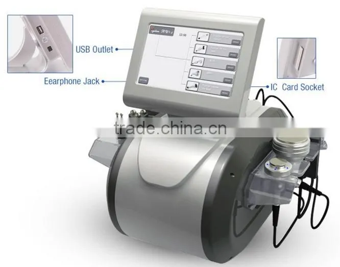 Best vacuum cavitation rf for face & body beauty salon equipment/5 in 1 cavitation vacuum ultrasonic