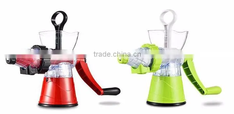 New Design Plastic Manual Citrus Slow Juicer Hand Blender Juice Manual Fruit Juicer