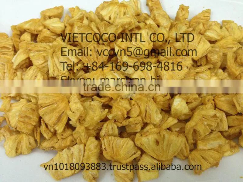 Dried jackfruit, Pumpkin, Pineapple