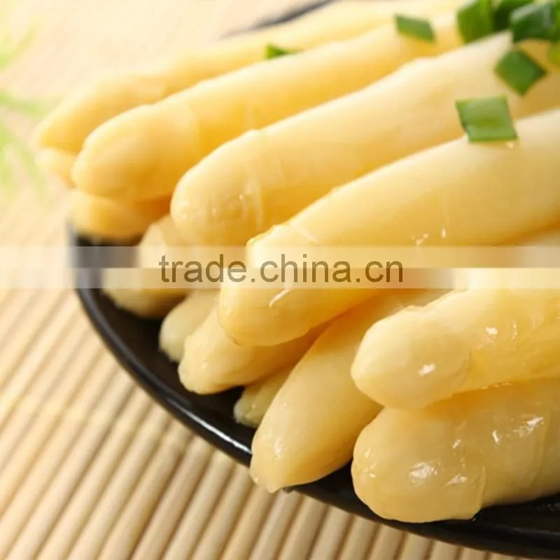 canned white asparagus in glass gar