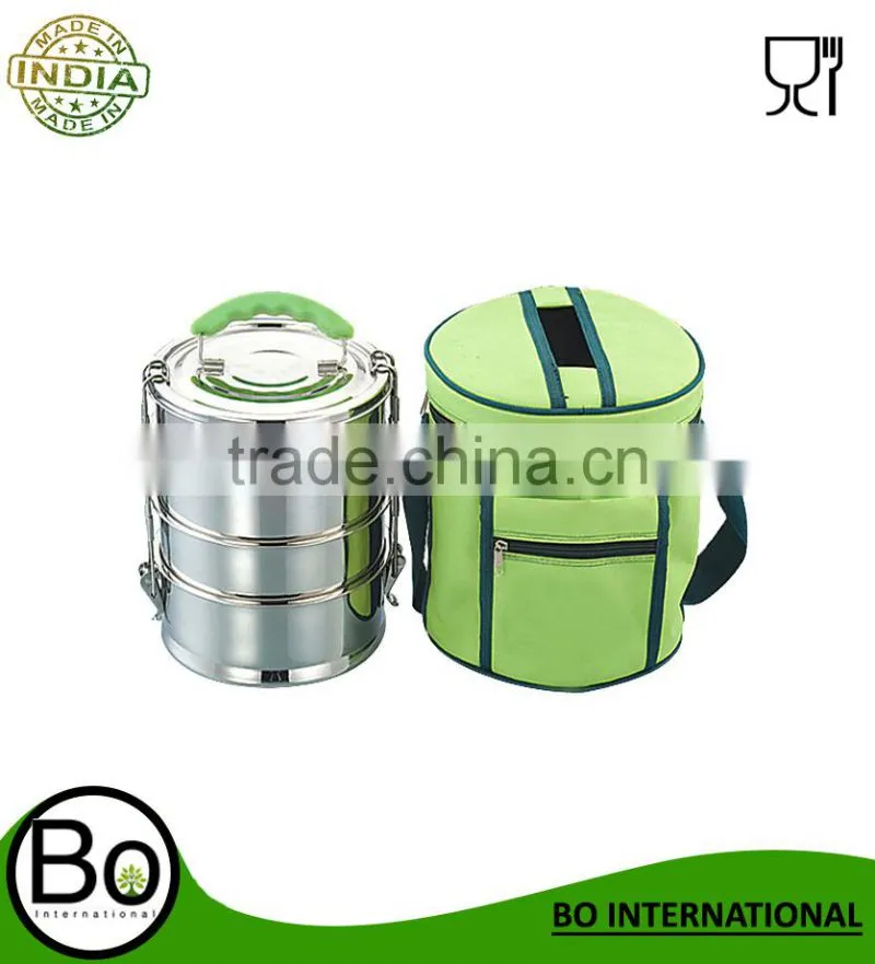 Stainless Steel colour Lunch Box 160x102x55 mm