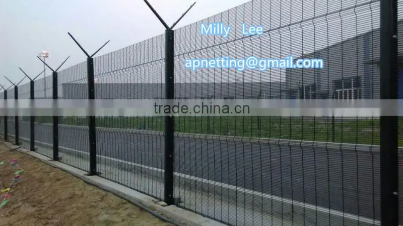 Commercial metal Security Rolltop Panel BRC Fence/BRC welded wire mesh fencing