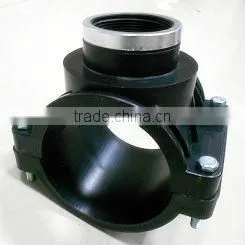 Plastic clamp saddle for pipe connection PN10